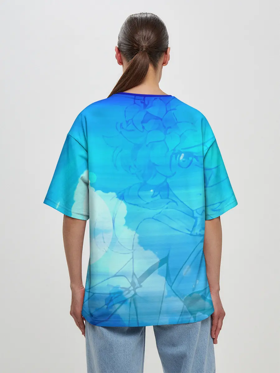 Женская футболка оверсайз / Genshin Impact - Lumine