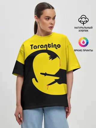 Женская футболка оверсайз / Тарантино