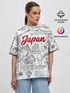 Женская футболка оверсайз / Япония | Страна Восходящего Солнца