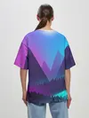 Женская футболка оверсайз / NEON FOREST