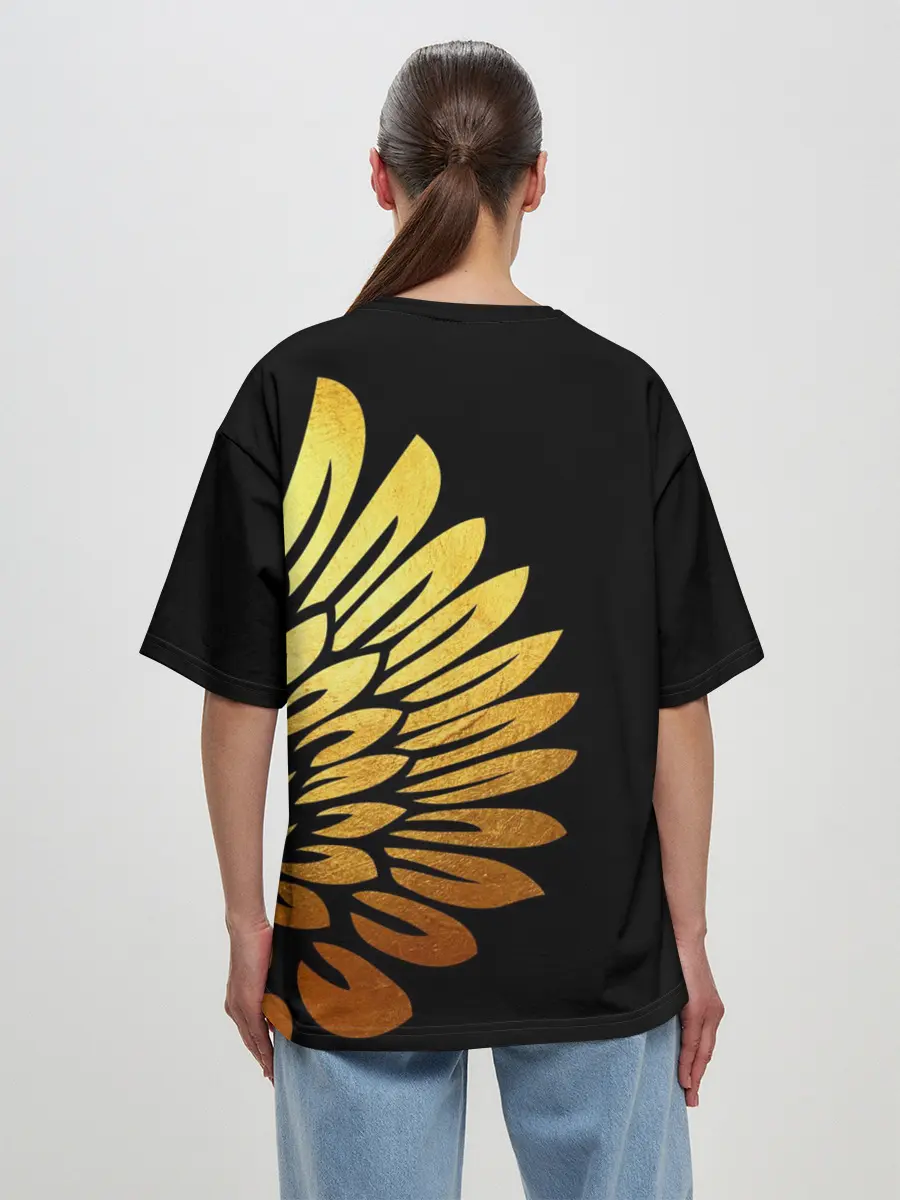 Женская футболка оверсайз / ХАБИБ