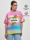 Женская футболка оверсайз / Люба