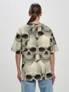 Женская футболка оверсайз / Черепа