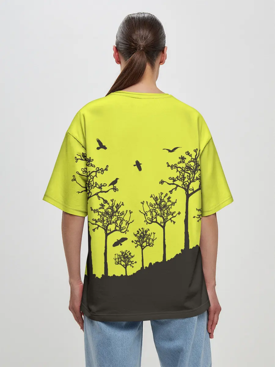 Женская футболка оверсайз / Siren Head