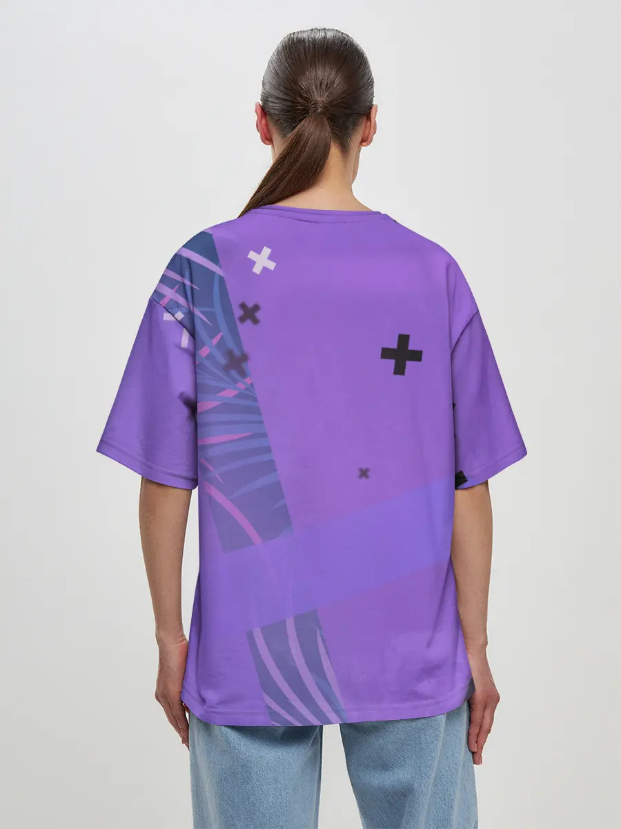 Женская футболка оверсайз / CS GO - Dragon lore | История о драконе