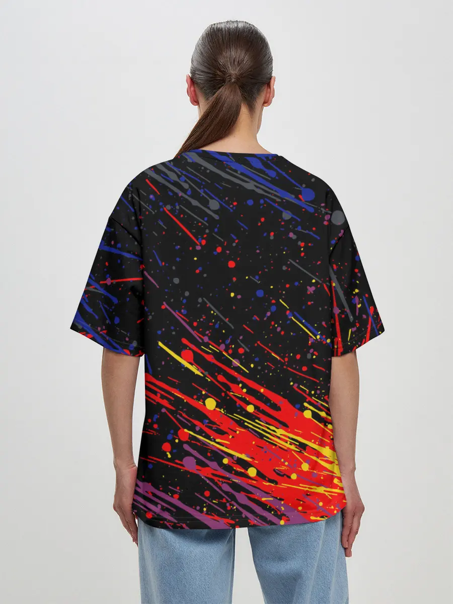 Женская футболка оверсайз / AMONG US.