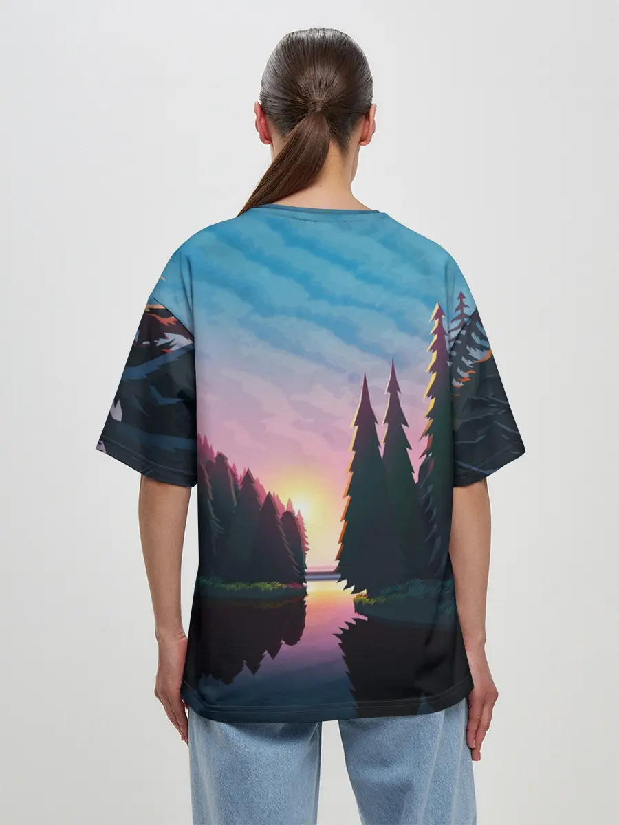 Женская футболка оверсайз / SCOPE