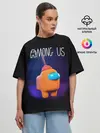 Женская футболка оверсайз / AMONG US