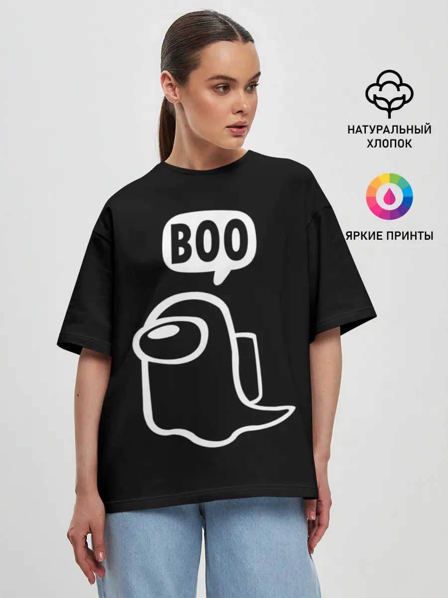 Женская футболка оверсайз / BOO