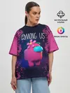 Женская футболка оверсайз / AMONG US