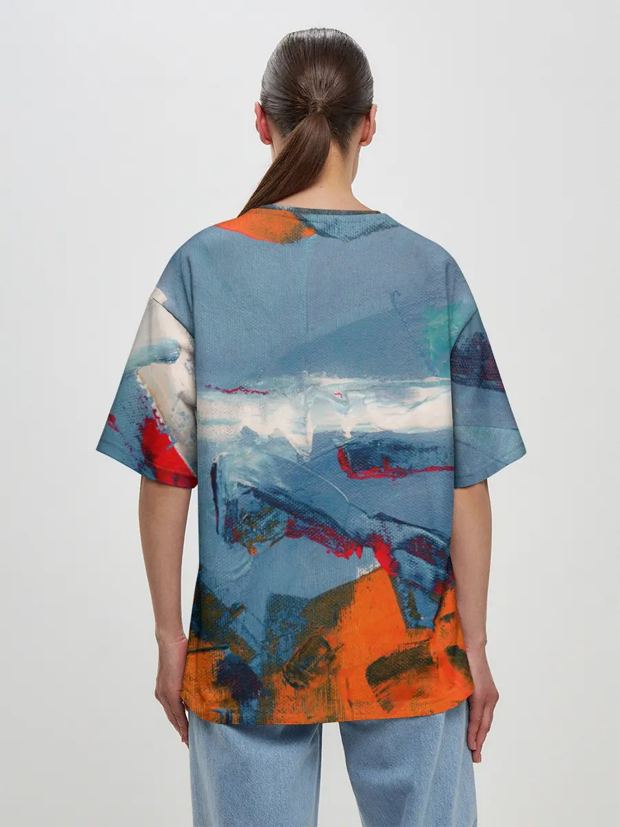 Женская футболка оверсайз / Я художник