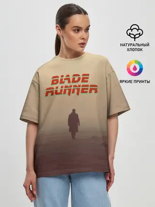 Женская футболка оверсайз / Бегущий по лезвию