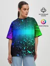 Женская футболка оверсайз / Neon
