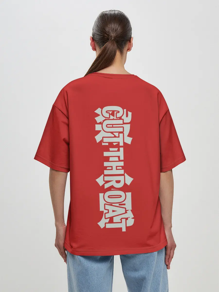 Женская футболка оверсайз / Cutthroat