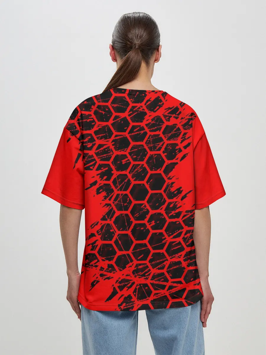 Женская футболка оверсайз / AMONG US