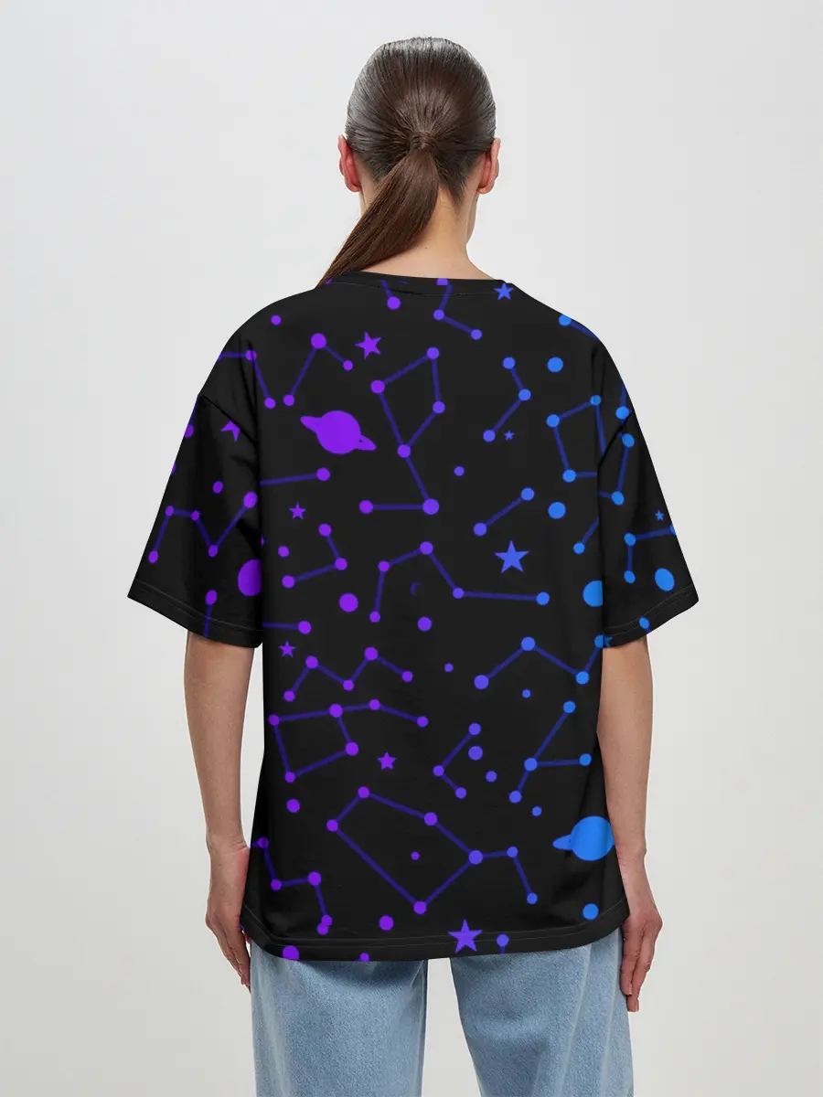 Женская футболка оверсайз / AMONG US | ROCKET