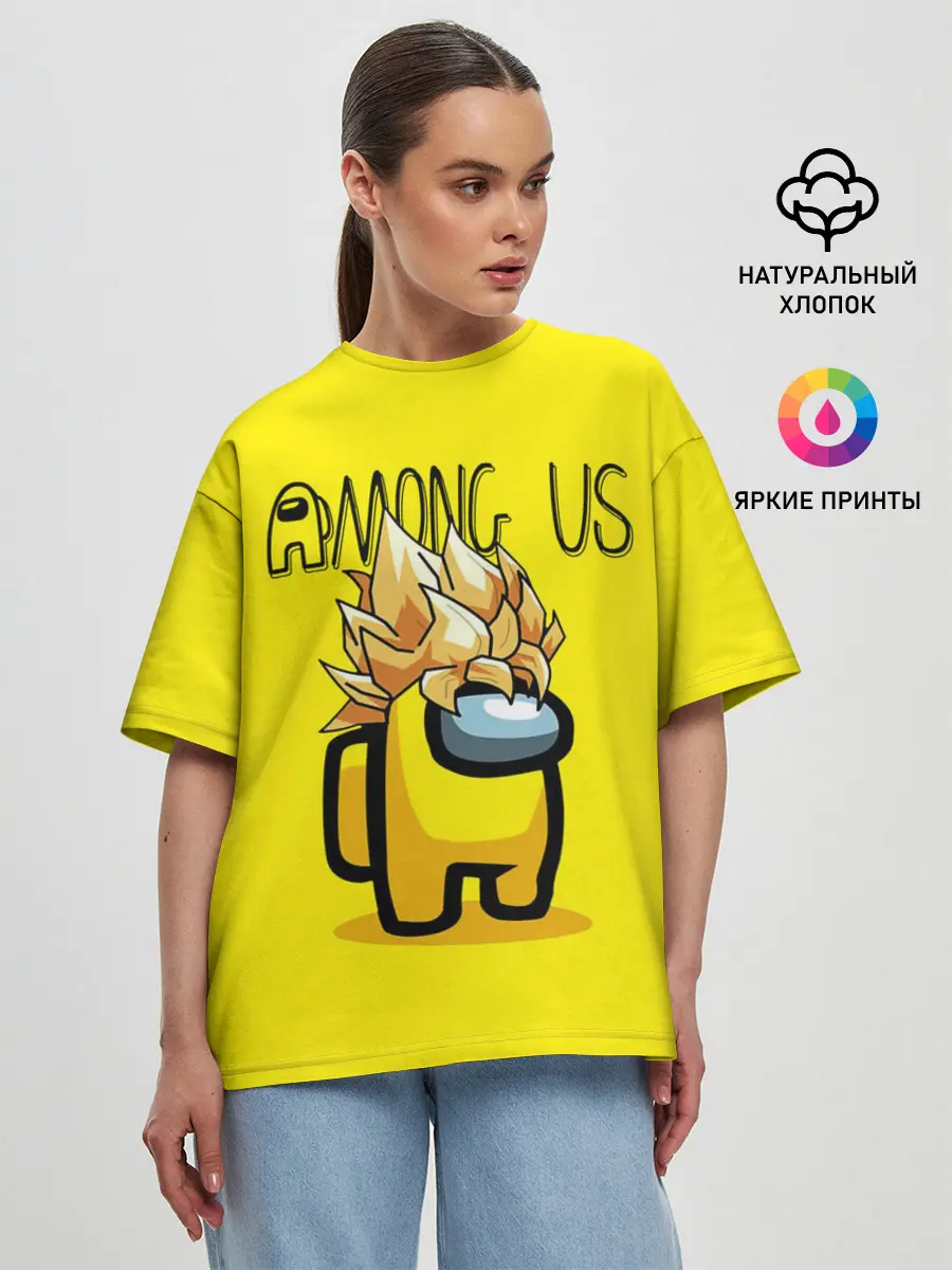 Женская футболка оверсайз / Among Us