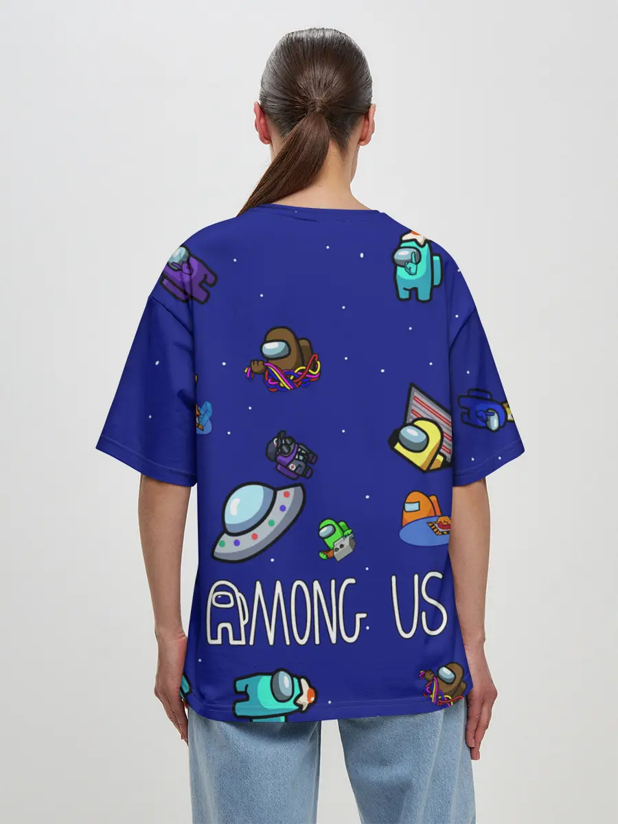 Женская футболка оверсайз / Among Us | Game