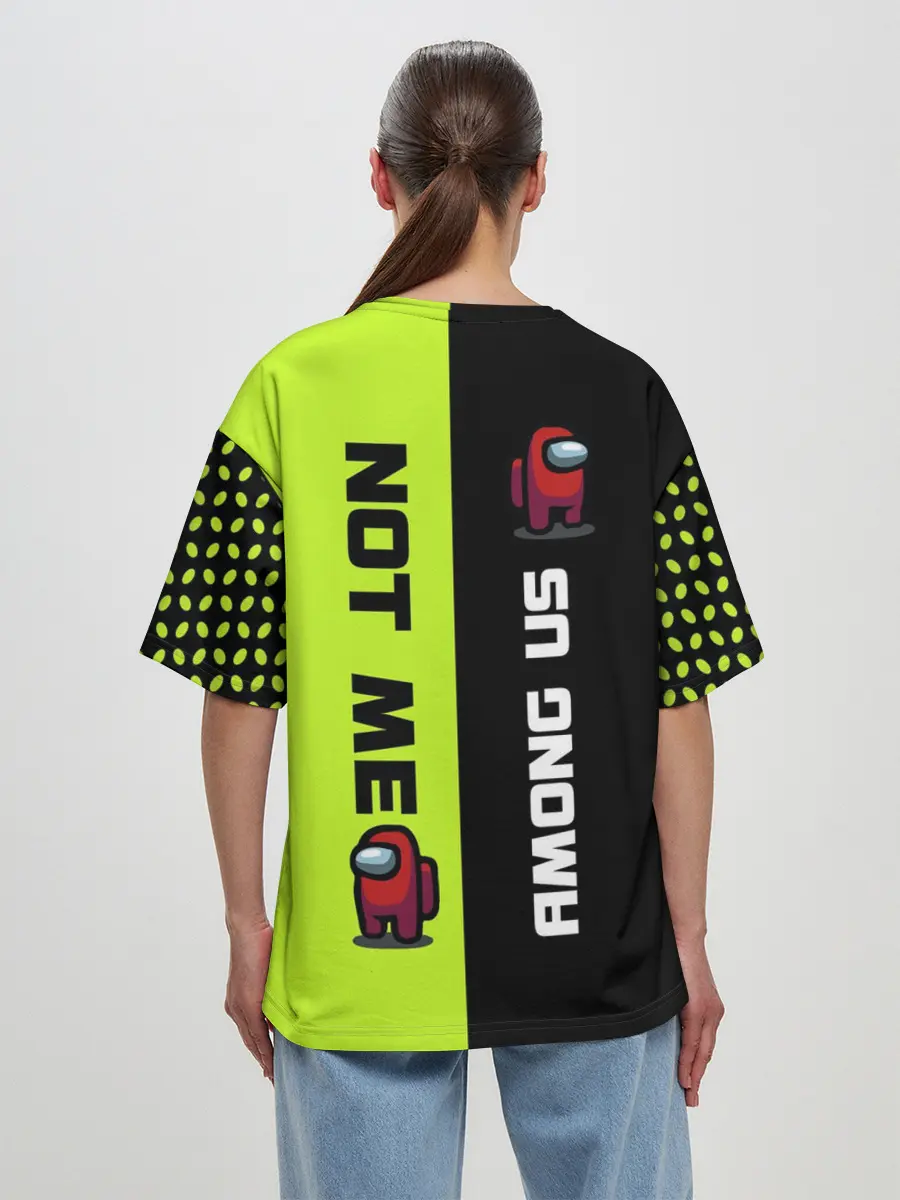 Женская футболка оверсайз / Among us