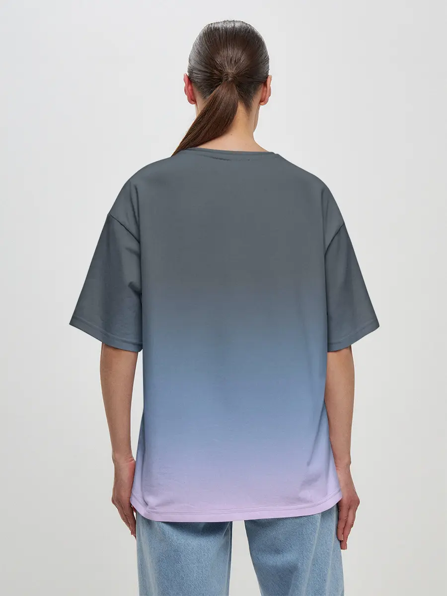 Женская футболка оверсайз / Магическая битва