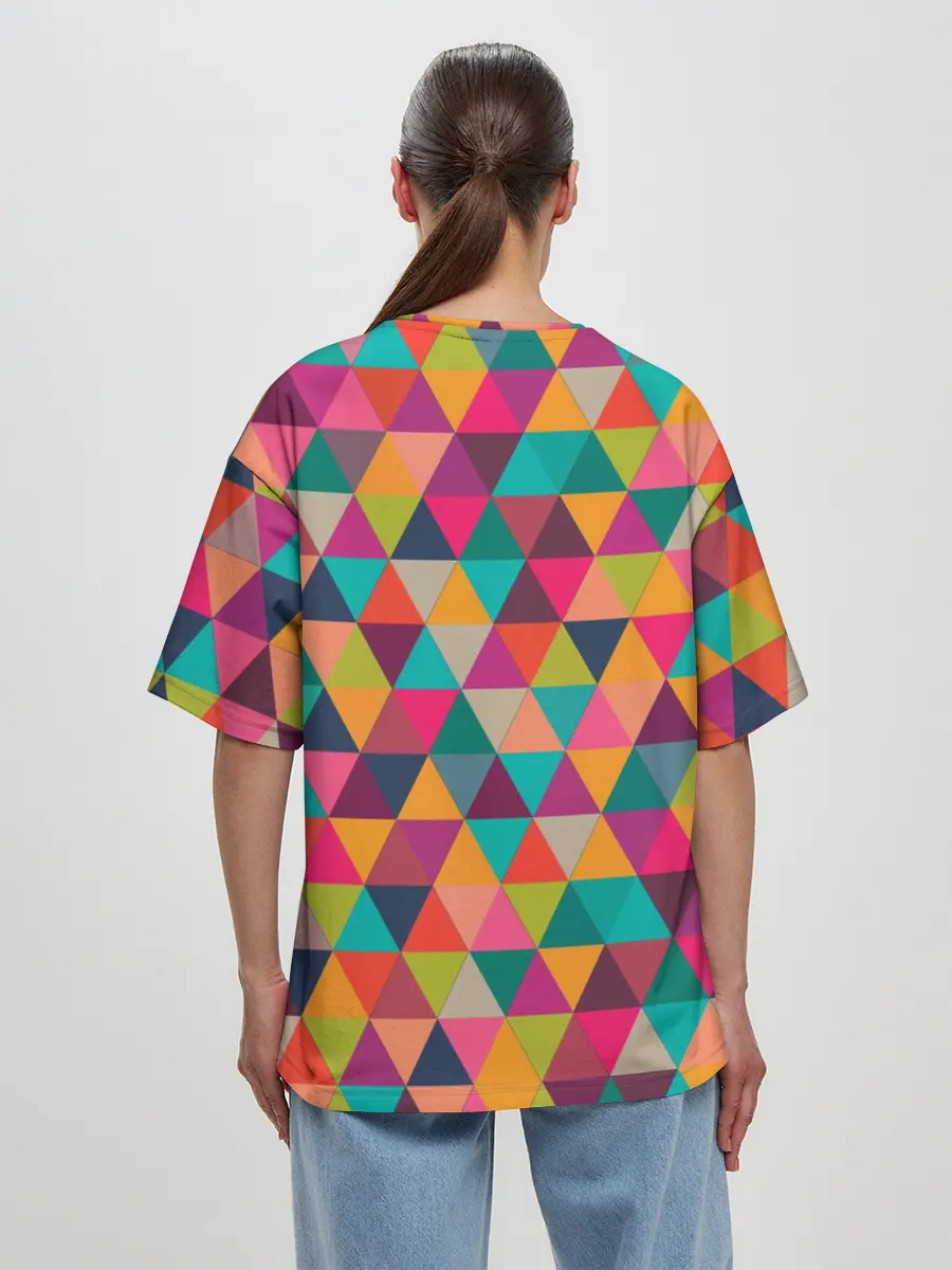 Женская футболка оверсайз / Котик