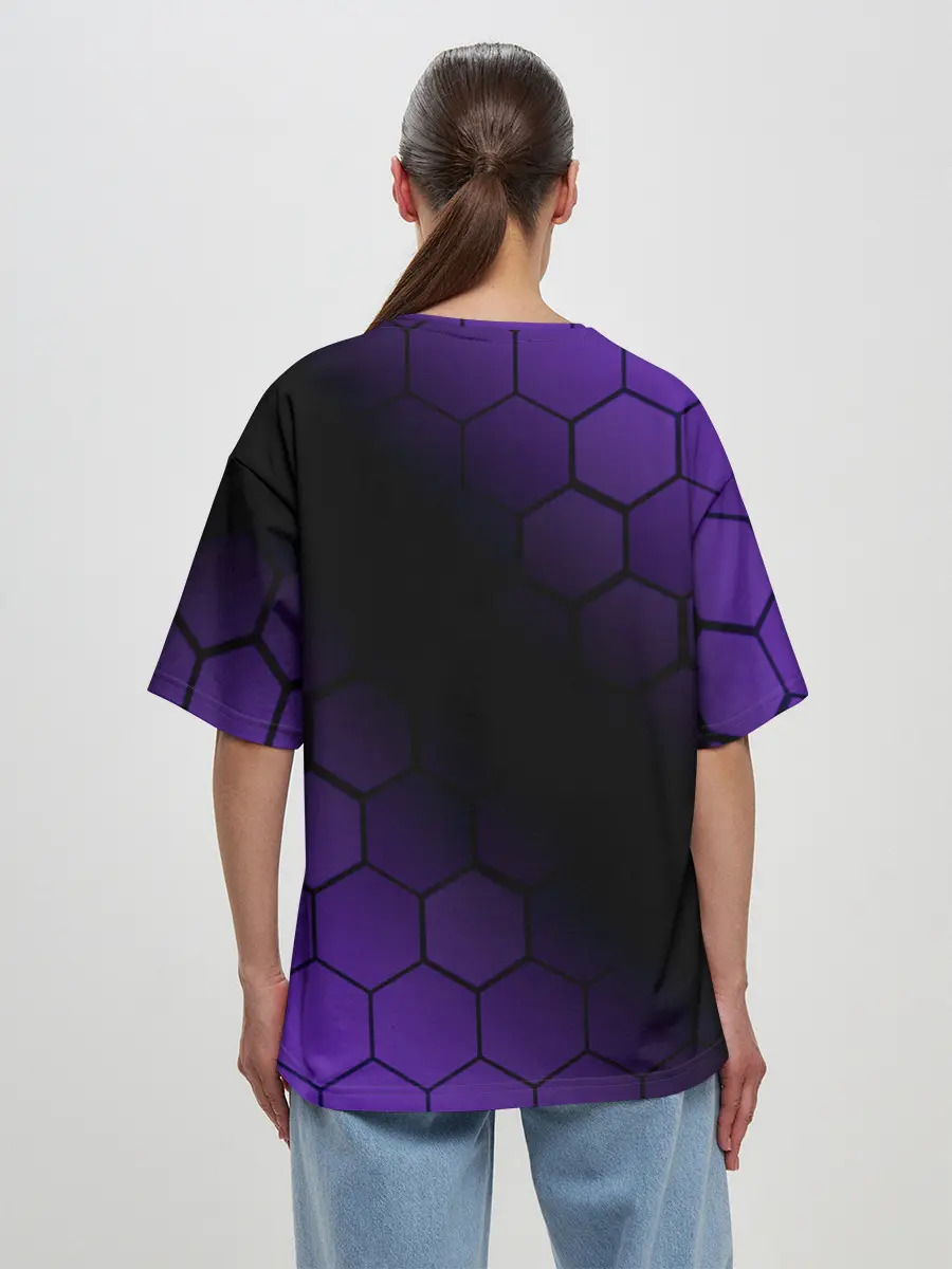 Женская футболка оверсайз / AMONG US - DARK