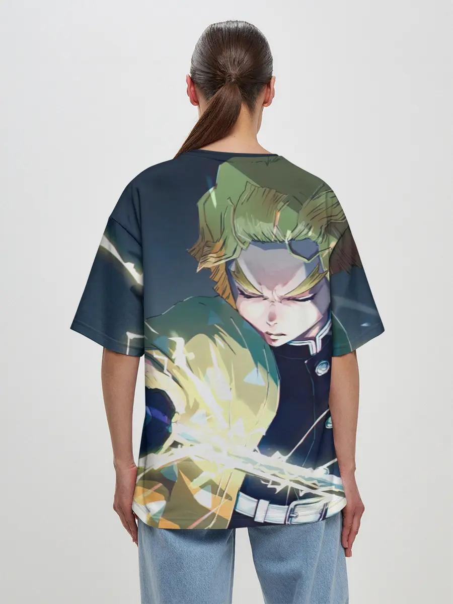 Женская футболка оверсайз / ЗЕНИЦУ АГАЦУМА