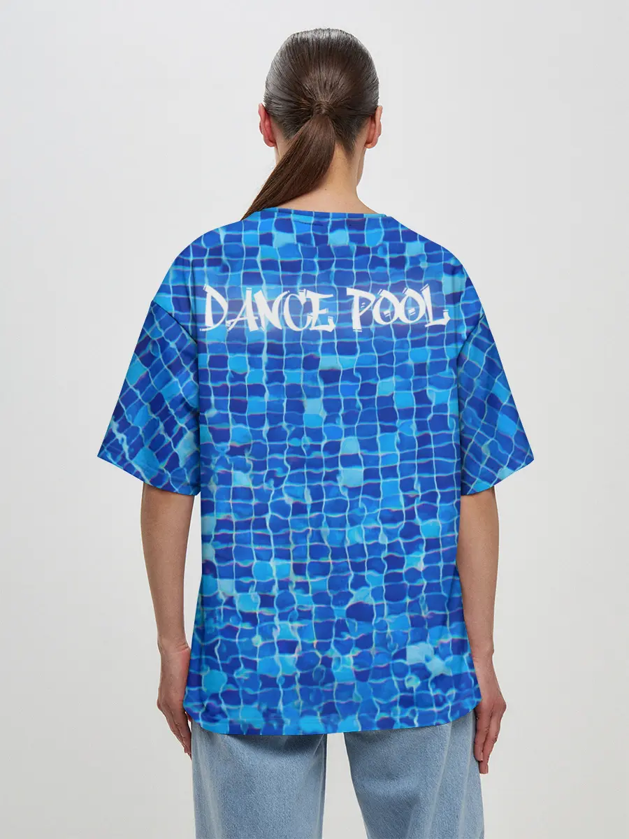 Женская футболка оверсайз / Dance pool