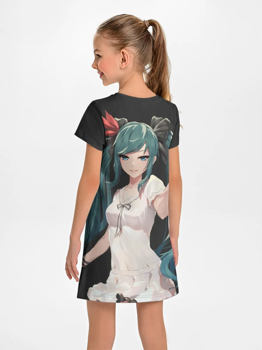 Детское платье / Хацуне Мику с протянутой рукой