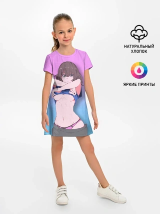 Детское платье / Anime girl with sword