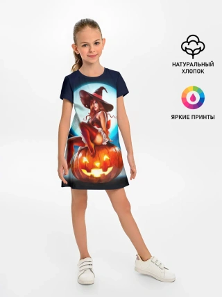 Детское платье / Ведьма на тыкве
