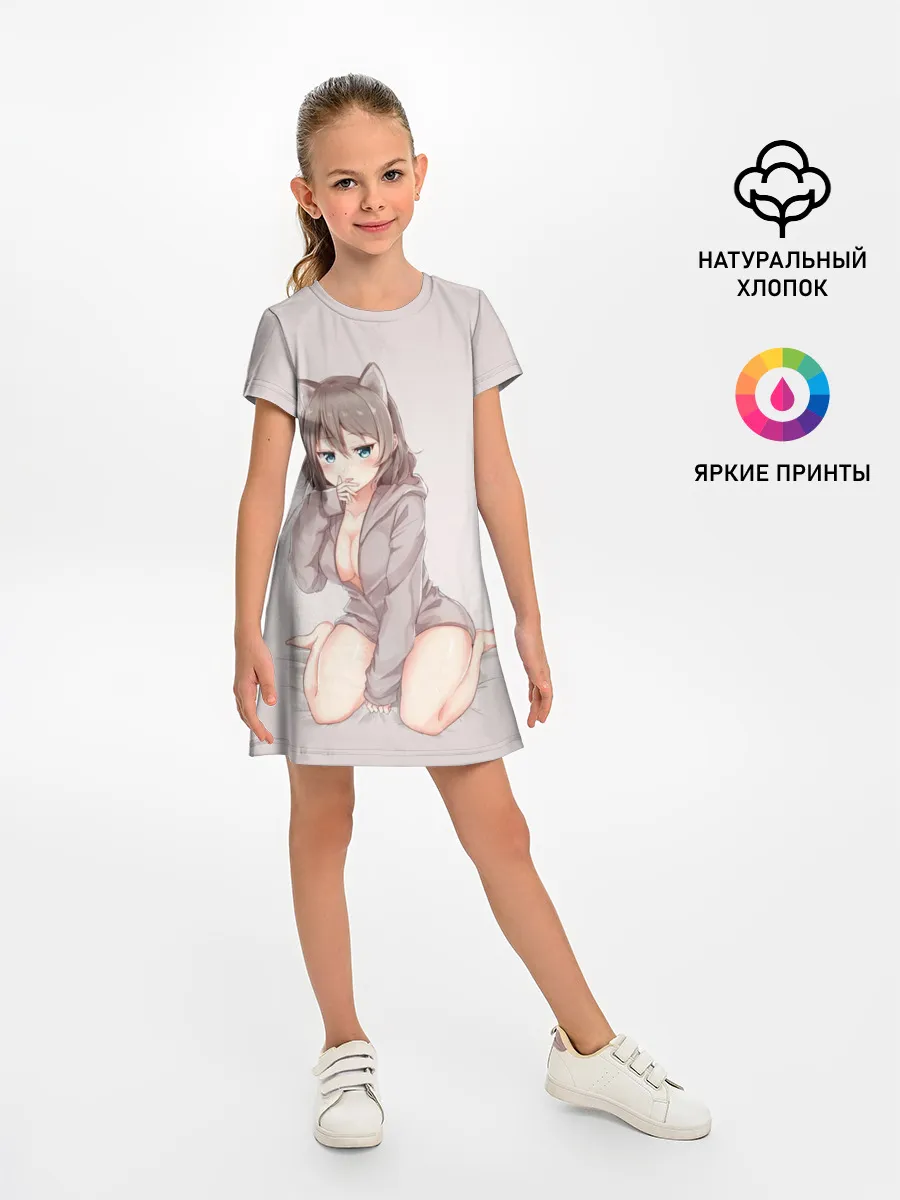 Детское платье / Аниме котёнок