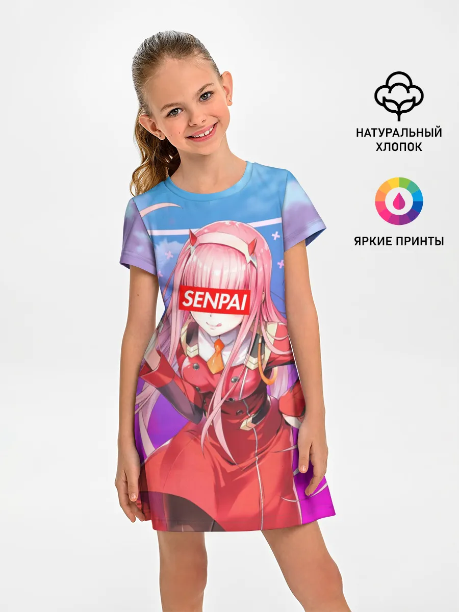Детское платье / Anime Senpai Girl pink