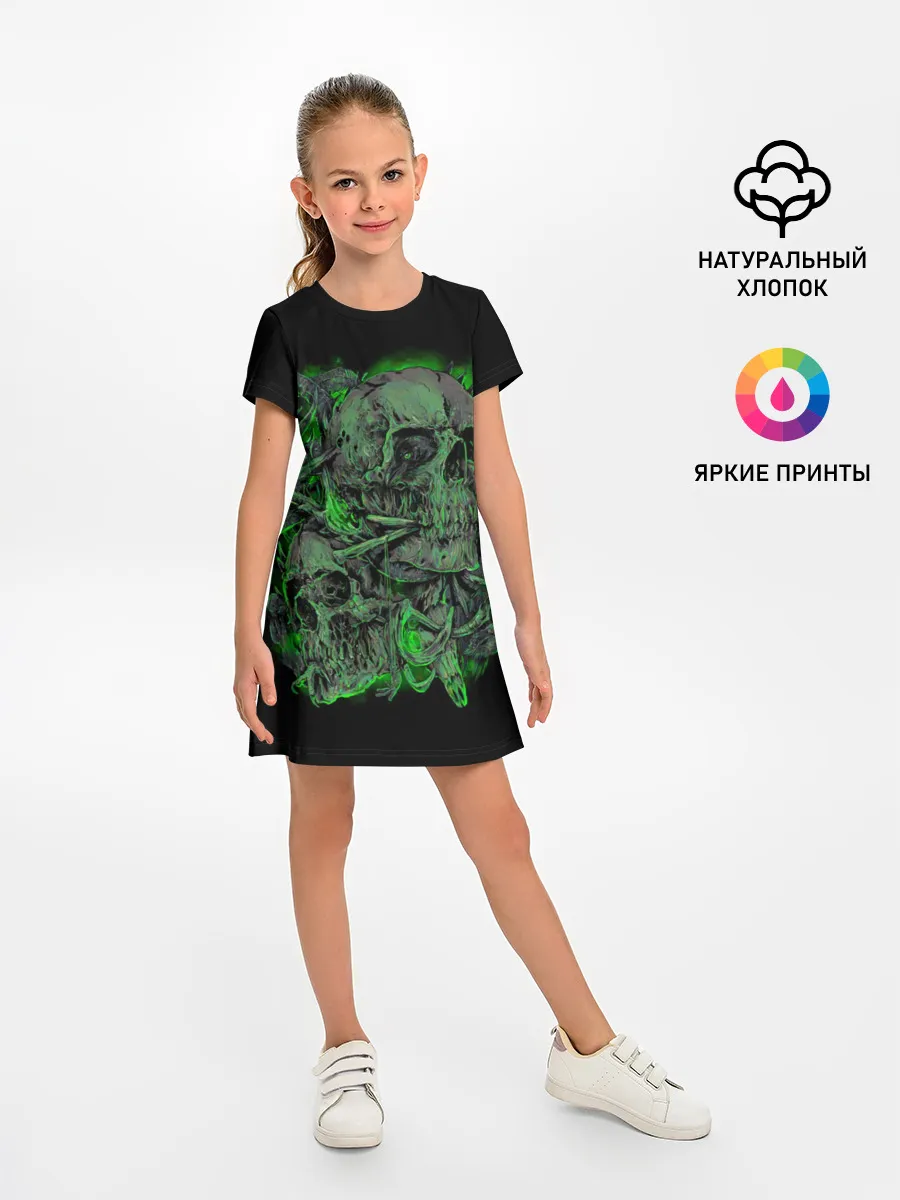 Детское платье / Черепа