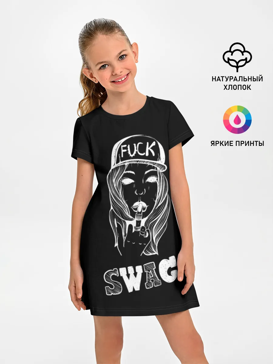 Детское платье / Swag BLACK