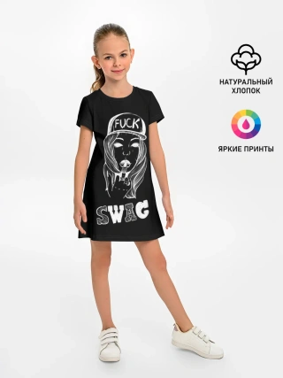 Детское платье / Swag BLACK
