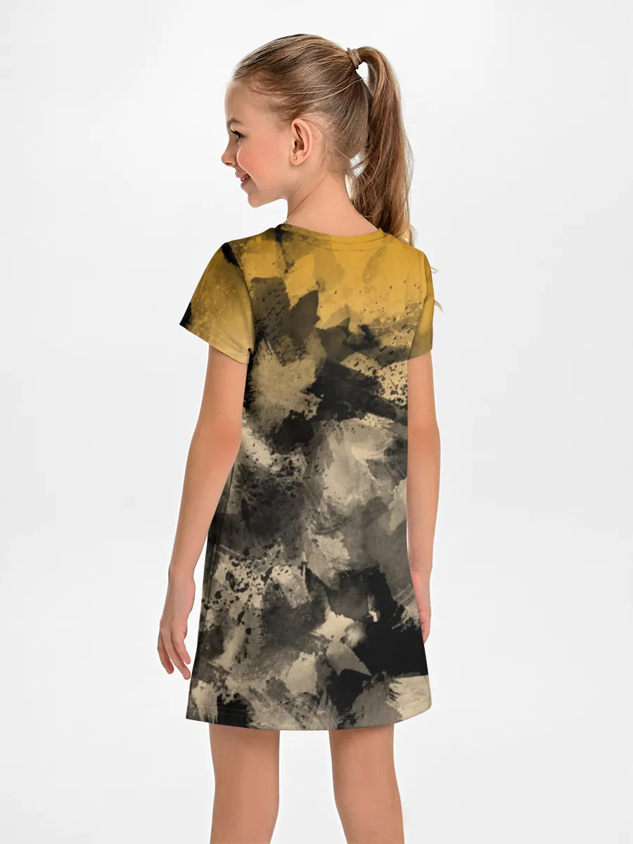 Детское платье / Billie Eilish Акварель