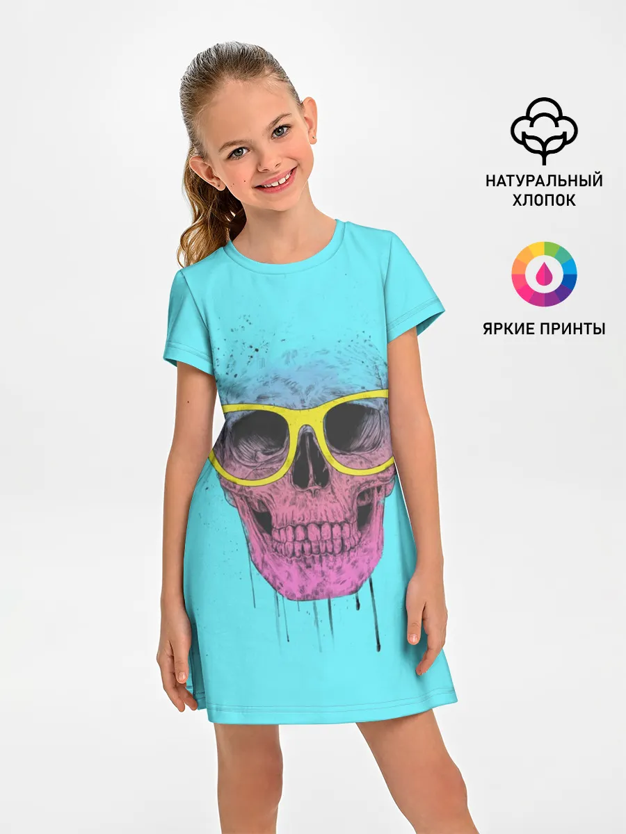 Детское платье / Череп В Очках