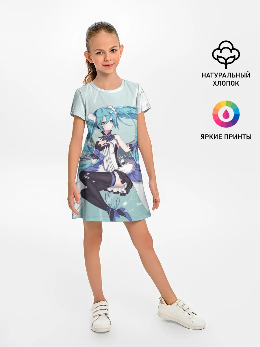 Детское платье / Хацуне Мику с крыльями