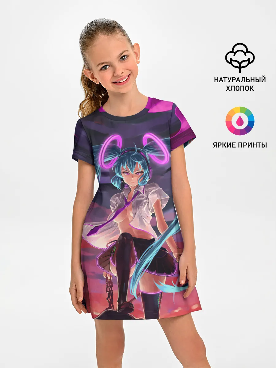 Детское платье / Geisga Hatsune Miku