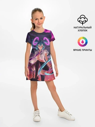 Детское платье / Geisga Hatsune Miku