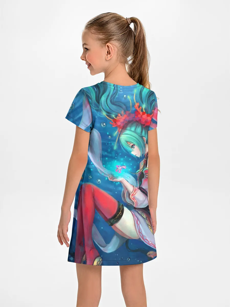 Детское платье / Hatsune Miku в чулках