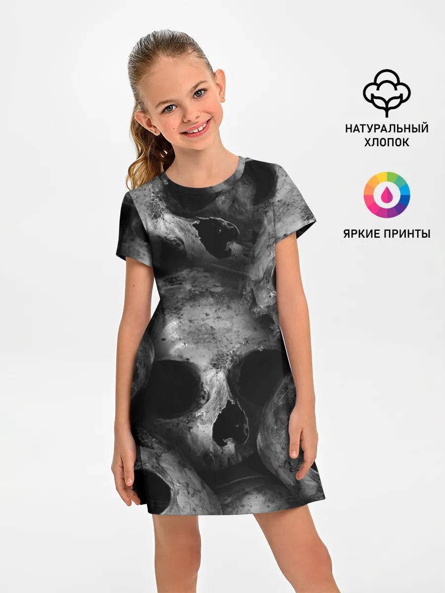 Детское платье / Черепа