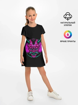 Детское платье / Samurai Retro Neon