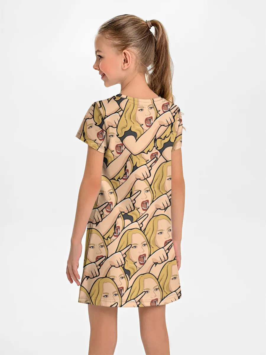 Детское платье / Many women yelling at Cat meme