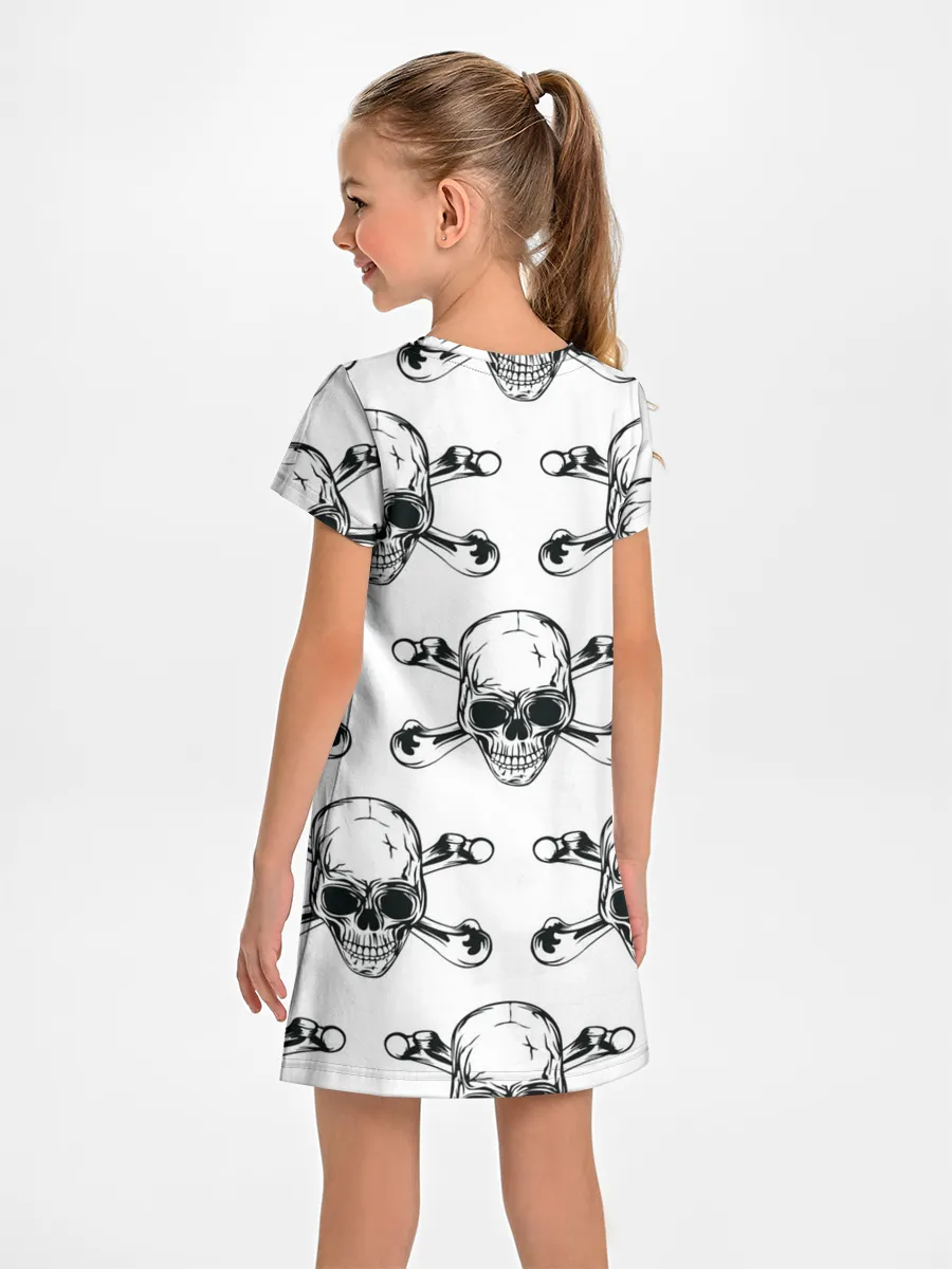 Детское платье / Череп и кости