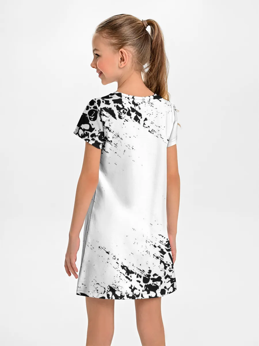 Детское платье / БЕЛЫЕ ЧЕРЕПА | WHITE SKULLS
