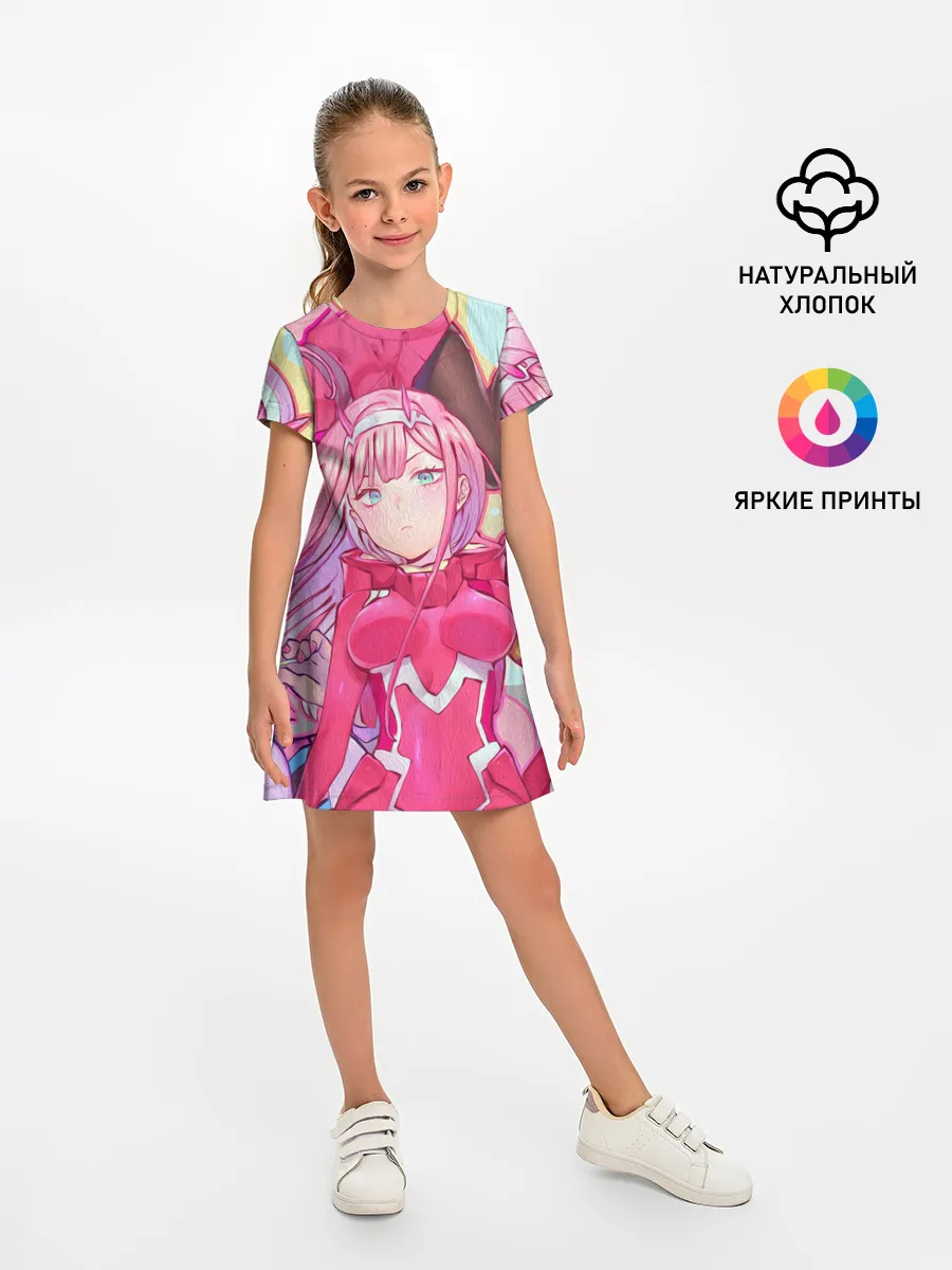 Детское платье / ноль два разная