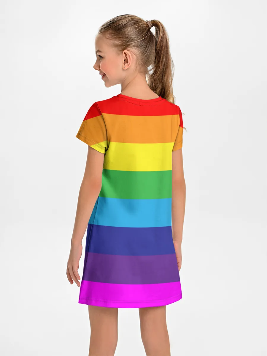 Детское платье / ЦВЕТНЫЕ ЛИНИИ