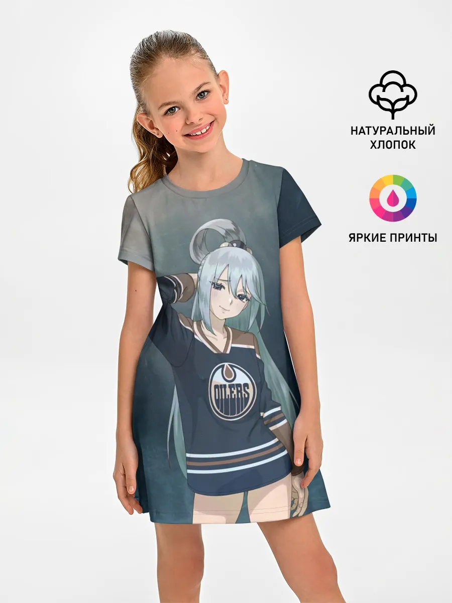 Детское платье / АКВА в свитшоте